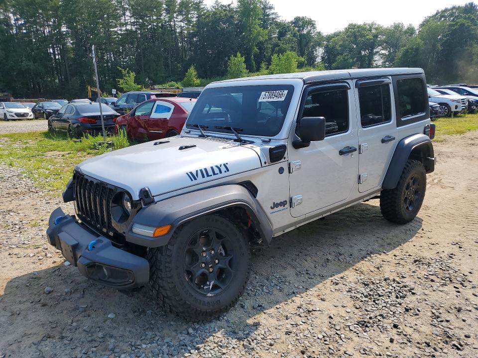 2023 Jeep Wrangler / VIN 1C4JJXN64PW652358 COPART salvage auction — FRONT END, Ri - Certificate Of Title, sold $17,400 on 2026-07-29 (photo 1)