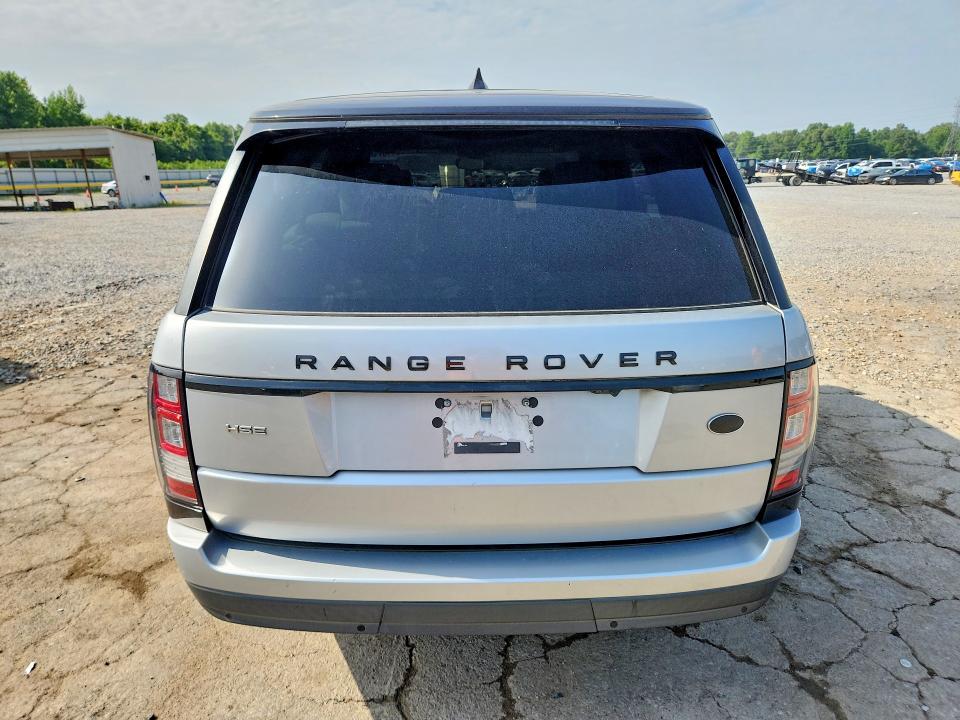 2017 Land rover RANGE ROVER VIN SALGS2FV3HA370610 COPART salvage auction — NORMAL WEAR, Va - Certificate Of Title (P), sold $6,200 on 2026-09-22 (photo 6)