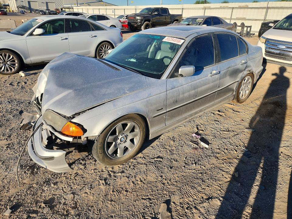 1999 BMW 3 series VIN WBAAM3339XCD55323 COPART salvage auction — FRONT END, NV - NON-REPAIRABLE VEHICLE CERT, sold $225 on 2026-08-11 (photo 1)