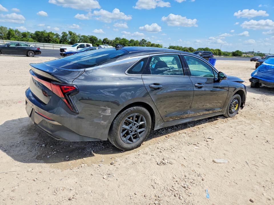 2025 Kia K5 VIN KNAG24J75S5316198 COPART salvage auction — FRONT END, TX - CERTIFICATE OF TITLE, sold $12,400 on 2026-07-22 (photo 3)