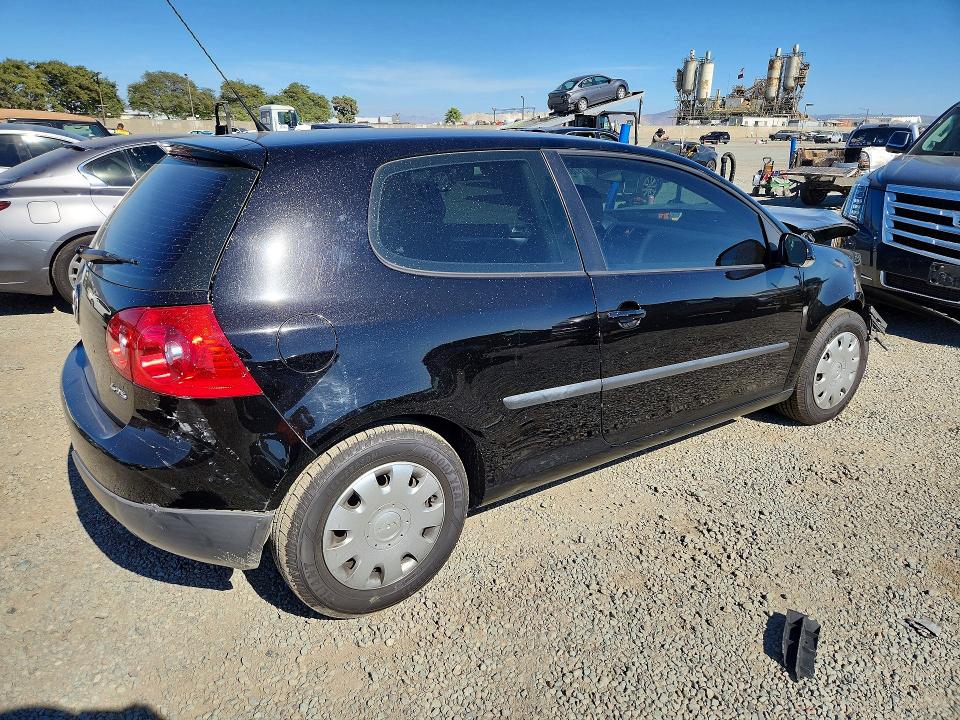 2006 Volkswagen Rabbit VIN WVWBS71K36W147186 COPART salvage auction — FRONT END, Ca - Salvage Certificate, sold $300 on 2026-07-31 (photo 3)