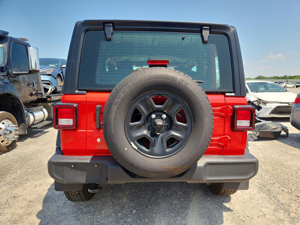 2023 Jeep Wrangler / VIN 1C4GJXAN4PW694973 COPART salvage auction — FRONT END, Ny - Mv-907A Salvage Certificate, sold $9,800 on 2026-08-31 (photo 6)