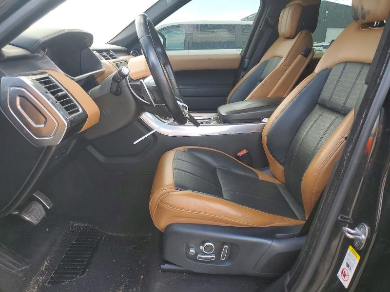 2019 Land rover Range rover sport VIN SALWV2SV5KA813968 COPART salvage auction — FRONT END, Ca - Salvage Certificate, sold $11,200 on 2026-07-10 (photo 7)