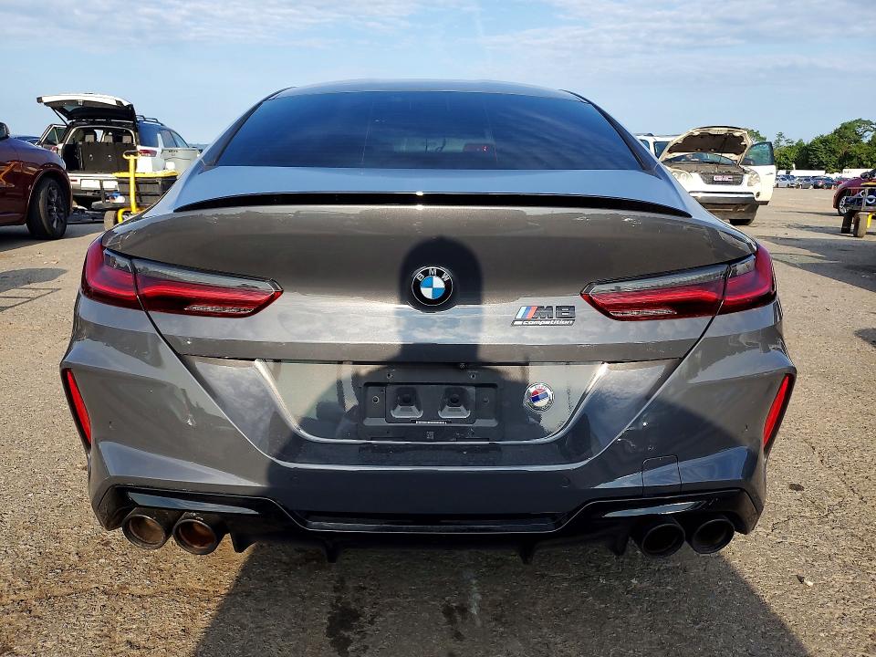 2022 BMW M8 VIN WBSGV0C02NCG96261 COPART salvage auction — WATER/FLOOD, Pa - Cert Of Salvage-W=Flood Veh, sold $25,500 on 2026-07-24 (photo 6)