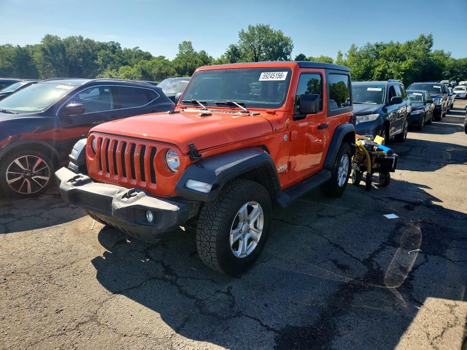 2018 Jeep Wrangler / VIN 1C4GJXAG8JW193657 — COPART salvage auction photo