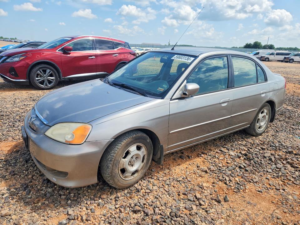2003 Honda Civic hybrid VIN JHMES96603S019381 COPART salvage auction — MECHANICAL, MO - CERTIFICATE OF TITLE, sold $100 on 2026-07-08 (photo 1)