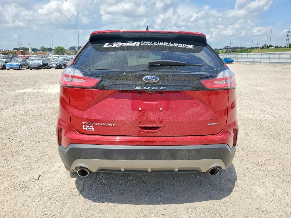 2024 Ford Edge VIN 2FMPK4K98RBA19673 COPART salvage auction — SIDE, IA - CERT OF TITLE-SALVAGE TITLE, sold $11,400 on 2026-08-19 (photo 6)