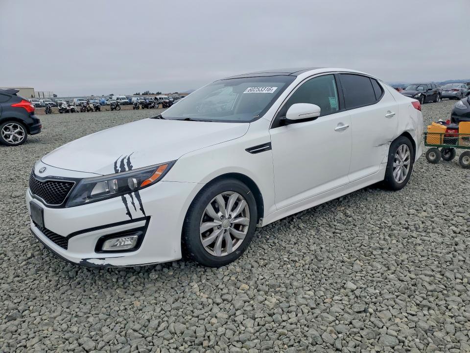 2015 Kia Optima VIN 5XXGN4A72FG403181 COPART salvage auction — SIDE, Ca - Salvage Certificate, sold $1,050 on 2026-07-16 (photo 1)