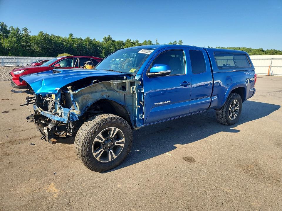 2017 Toyota Tacoma VIN 5TFSZ5AN9HX116337 COPART salvage auction — FRONT END, Me - Cert Of Title-Salvage Collisio, sold $100 on 2026-07-29 (photo 1)
