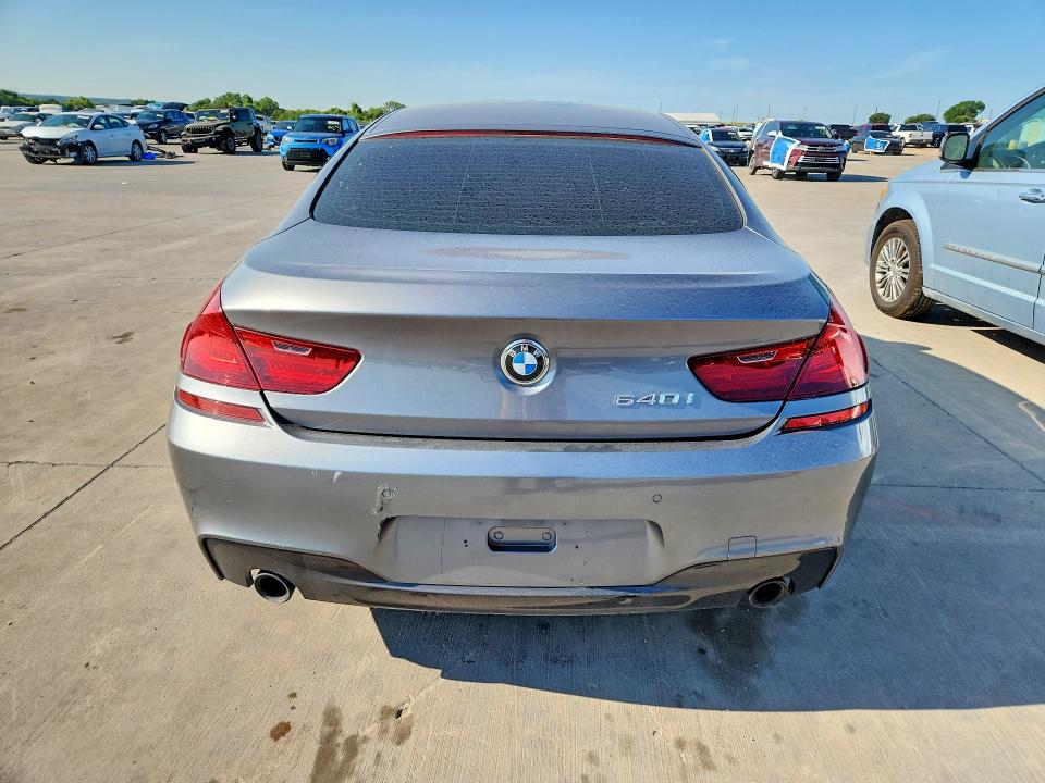 2016 BMW 6er VIN WBA6D0C56GG432385 COPART salvage auction — NORMAL WEAR, Tx - Certificate Of Title (P), sold $3,700 on 2026-07-23 (photo 6)