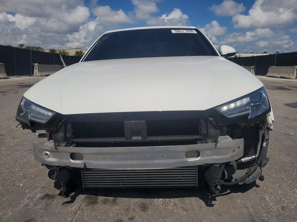 2019 Audi A4 VIN WAUGMAF41KN016942 COPART salvage auction — FRONT END, Fl - Cert Of Title Slvg Rebuildable, sold $3,000 on 2026-07-14 (photo 5)