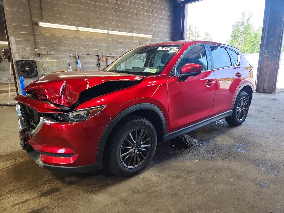 2020 Mazda Cx-5 VIN JM3KFBCM7L0867652 COPART salvage auction — FRONT END, Ny - Mv-907A Salvage Certificate, sold $4,600 on 2026-07-13 (photo 1)