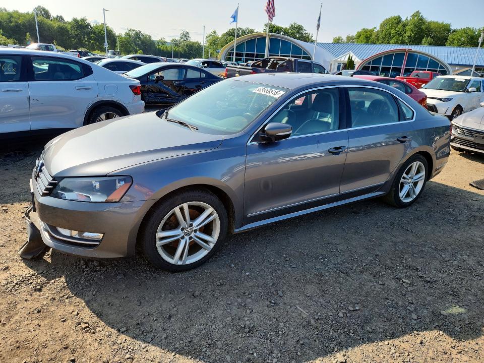 2015 Volkswagen Passat VIN 1VWBT7A35FC010321 COPART salvage auction — FRONT END, Ct - Certificate Of Title (P), sold $1,900 on 2026-08-07 (photo 1)