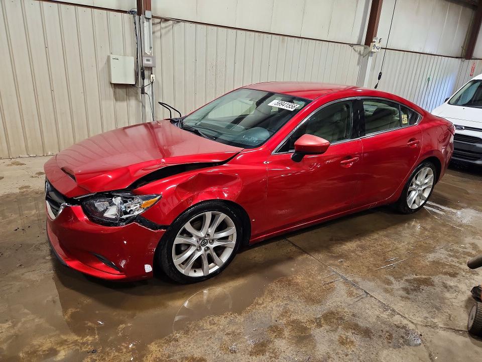 2015 Mazda 6 VIN JM1GJ1V68F1165246 COPART salvage auction — FRONT END, Pa - Certificate Of Salvage, sold $725 on 2026-07-24 (photo 1)