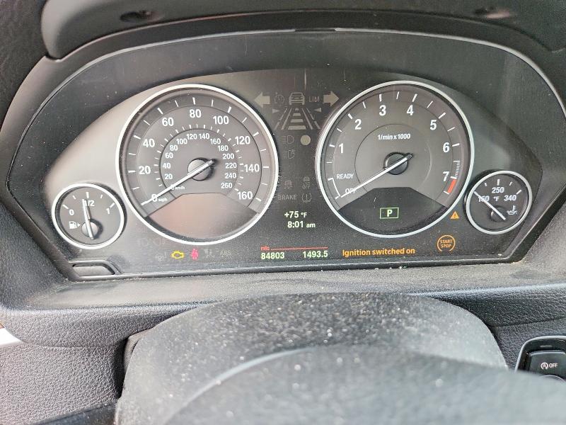 2013 BMW 3er VIN WBA3C3C50DF982500 COPART salvage auction — WATER/FLOOD, Ny - Mv907A-Flood Salvage, sold $450 on 2026-08-03 (photo 9)