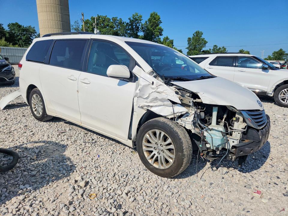 2014 Toyota Sienna VIN 5TDYK3DC6ES421325 COPART salvage auction — FRONT END, MI - CERTIFICATE OF TITLE, sold $200 on 2026-07-23 (photo 4)