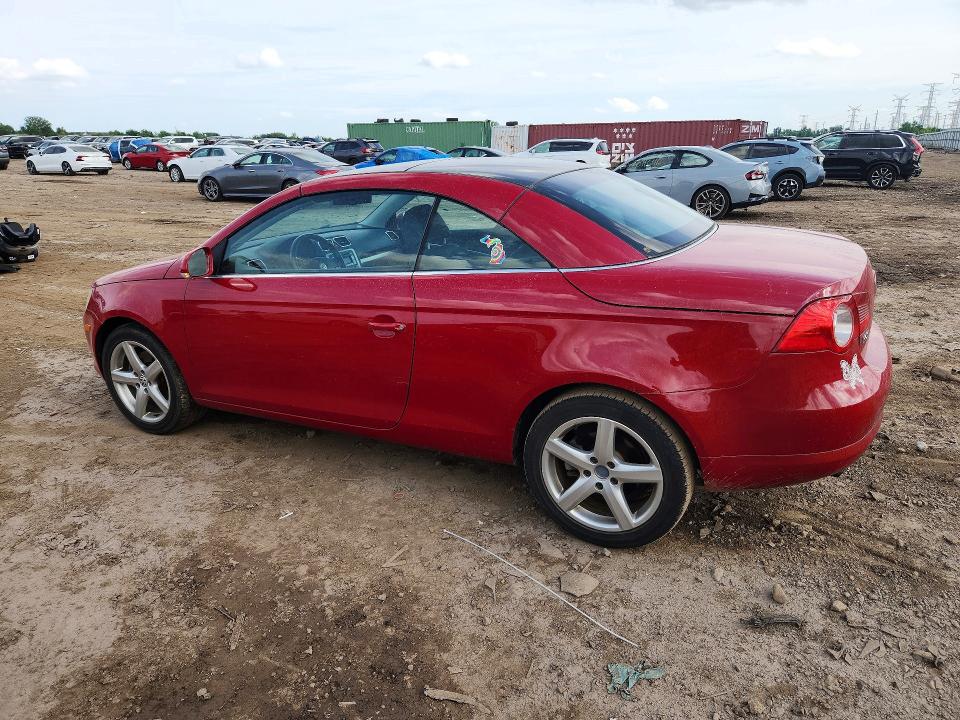 2007 Volkswagen Eos VIN WVWDA71F17V003769 COPART salvage auction — SIDE, Il - Salvage Certificate, sold $325 on 2026-08-06 (photo 2)