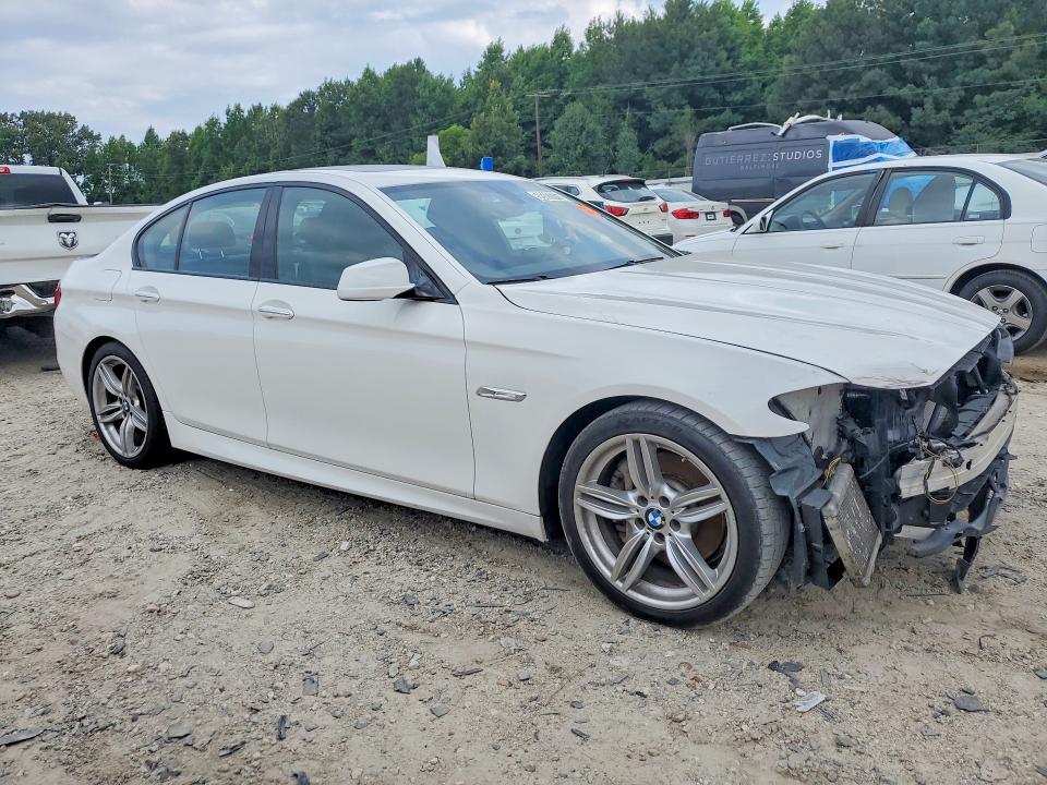 2013 BMW 5 series VIN WBAFR7C59DC817324 COPART salvage auction — FRONT END, Va - Certificate Of Title, sold $525 on 2026-07-28 (photo 4)