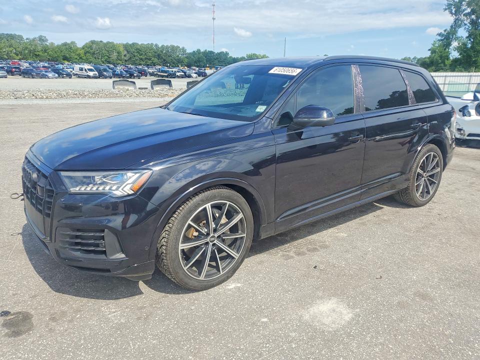 2021 Audi Q7 VIN WA1VXAF7XMD029378 COPART salvage auction — MINOR DENT/SCRATCHES, NC - DEALER ONLY CLEAN TITLE, sold $8,200 on 2026-07-16 (photo 1)