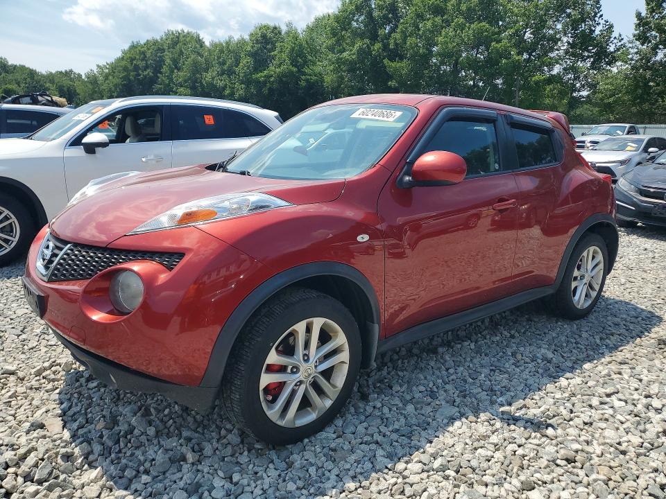 2013 Nissan Juke VIN JN8AF5MV5DT206185 COPART salvage auction — REAR END, MA - CERT OF TITLE-RECONSTRCTD COLL, sold $375 on 2026-07-22 (photo 1)
