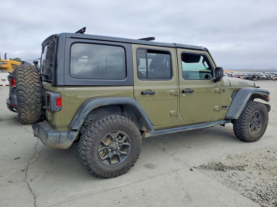 2025 Jeep Wrangler / VIN 1C4PJXDG5SW509013 COPART salvage auction — ROOF, Ca - Salvage Certificate, sold $15,000 on 2026-07-09 (photo 3)