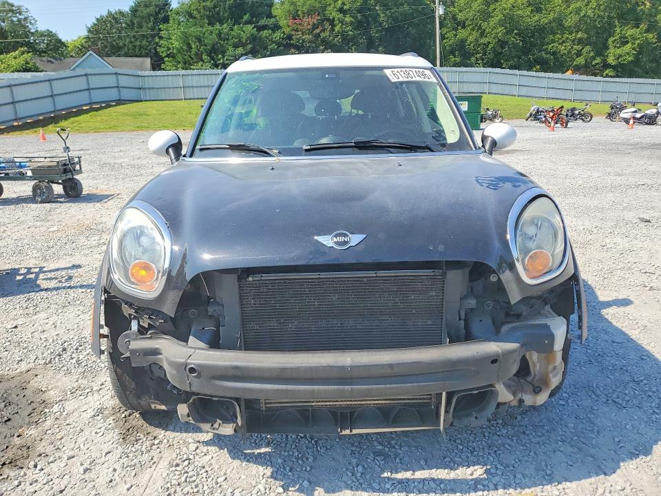 2013 Mini Cooper VIN WMWZC3C50DWP24410 COPART salvage auction — FRONT END, NC - SALVAGE CERTIFICATE OF TITLE, sold $1,500 on 2026-08-19 (photo 5)