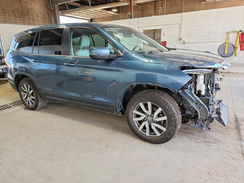 2019 Honda Pilot VIN 5FNYF6H59KB099667 COPART salvage auction — FRONT END, Mn - Cert Of Title-Salvage, sold $8,800 on 2026-07-23 (photo 4)