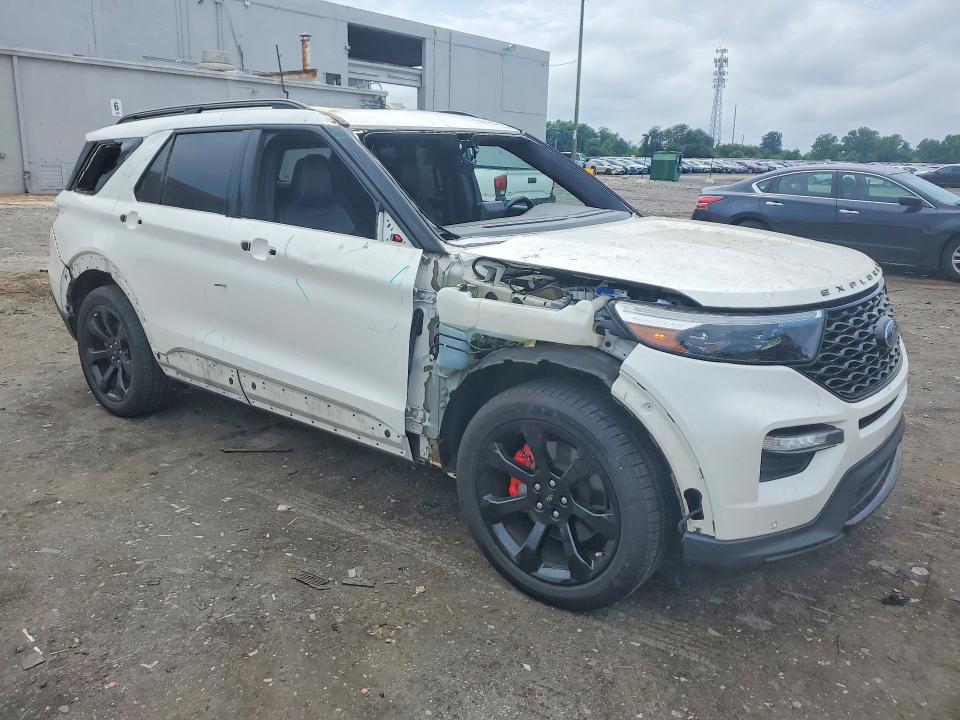 2021 Ford Explorer VIN 1FM5K8GC3MGC41395 COPART salvage auction — FRONT END, Va - Cert Of Title - Salvage, sold $10,600 on 2026-07-29 (photo 4)