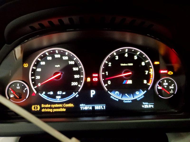 2015 BMW M6 VIN WBS6C9C55FD468037 COPART salvage auction — FRONT END, Tx - Certificate Of Title (P), sold $12,200 on 2026-07-29 (photo 9)