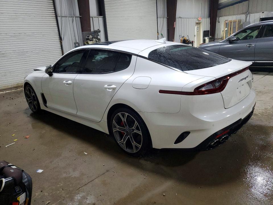 2020 Kia Stinger VIN KNAE55LC3L6079317 COPART salvage auction — FRONT END, Pa - Certificate Of Salvage, sold $7,400 on 2026-08-12 (photo 2)