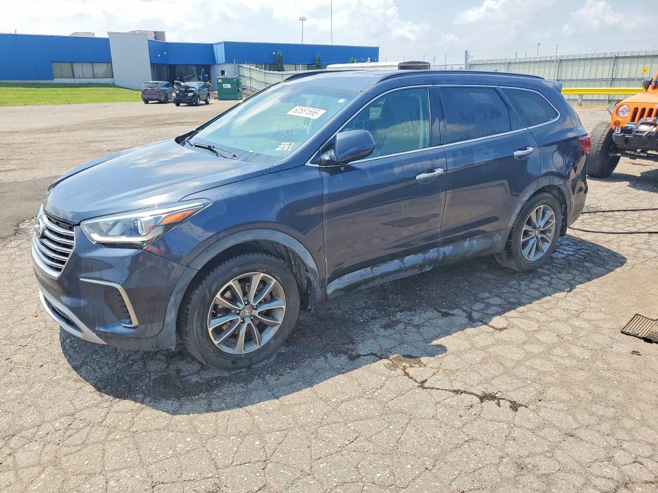 2017 Hyundai Santa fe VIN KM8SMDHF8HU231208 COPART salvage auction — FRONT END, Mi - Dealer Only Clean Title, sold $1,400 on 2026-07-28 (photo 1)