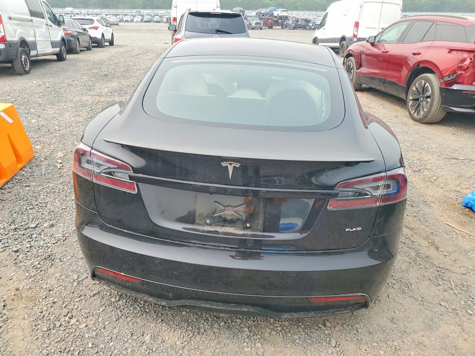 2021 Tesla Model s VIN 5YJSA1E65MF444085 COPART salvage auction — FRONT END, Nj - Cert Of Title-Salvage, sold $11,700 on 2026-08-28 (photo 6)