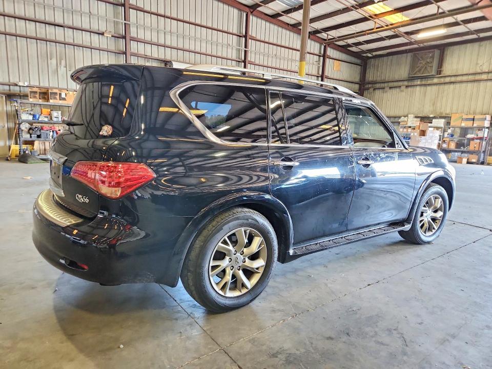2012 Infiniti Qx56 VIN JN8AZ2NFXC9519807 COPART salvage auction — VANDALISM, Fl - Cert Of Title Slvg Rebuildable, sold $600 on 2026-08-03 (photo 3)