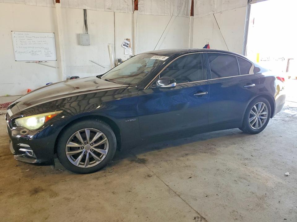 2014 Infiniti Q50 VIN JN1AV7AR5EM700160 COPART salvage auction — WATER/FLOOD, Ky - Cert Of Title-Salvage Water, sold $650 on 2026-07-27 (photo 1)