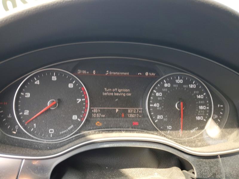 2013 Audi A7 VIN WAUYGAFC6DN056438 COPART salvage auction — WATER/FLOOD, Mi - Certificate Of Title, sold $525 on 2026-07-31 (photo 9)