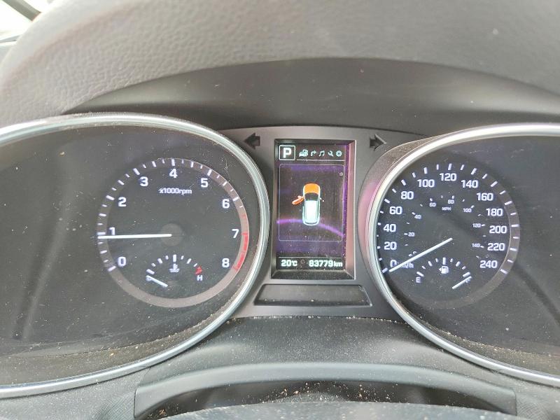 2017 Hyundai Santa fe VIN 5XYZUDLA2HG452383 COPART salvage auction — SIDE, Ab - Bos - Salvage, sold $2,850 on 2026-07-28 (photo 9)