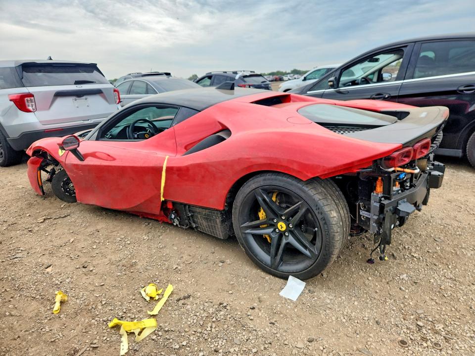 2021 Ferrari VIN ZFF95NLA2M0263155 COPART salvage auction — FRONT END, Il - Salvage Certificate, sold $92,000 on 2026-09-03 (photo 2)