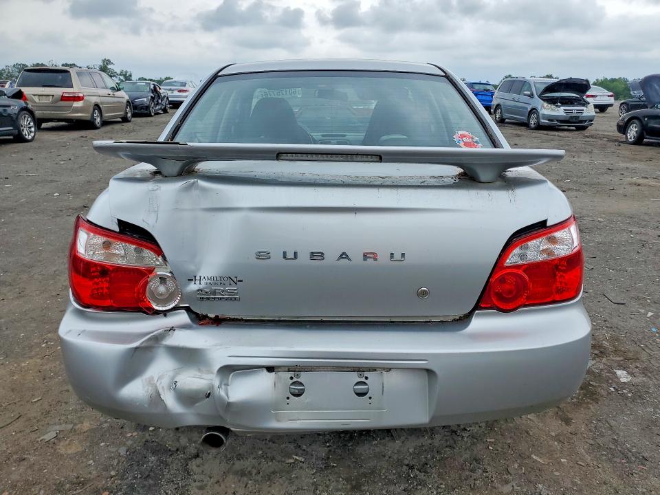 2005 Subaru Impreza VIN JF1GD66585H523984 COPART salvage auction — REAR END, VA - CERTIFICATE OF TITLE, sold $625 on 2026-07-22 (photo 6)