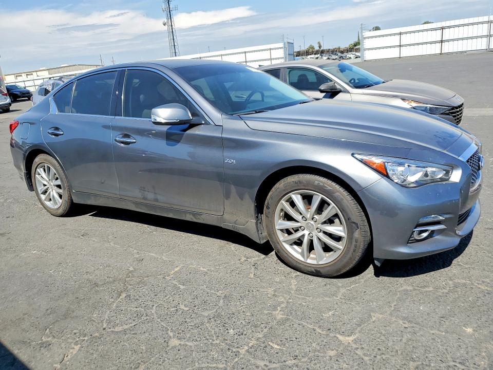 2016 Infiniti Q50 VIN JN1CV7AP7GM201905 COPART salvage auction — MECHANICAL, Ca - Dis/Dlr/Exp Only Clean Title, sold $1,800 on 2026-07-26 (photo 4)