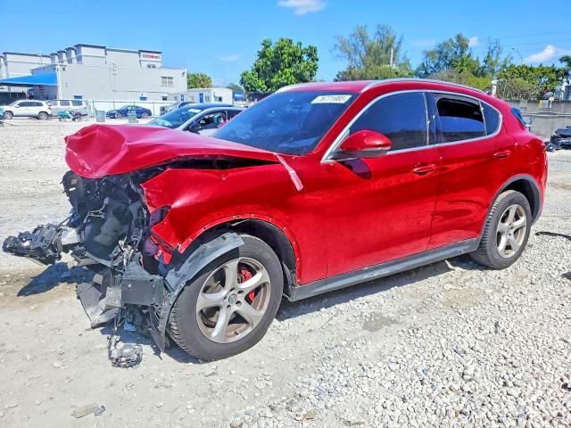 2018 Alfa romeo Stelvio VIN ZASFAKAN3J7B81138 COPART salvage auction — FRONT END, Fl - Cert Of Title Slvg Rebuildable, sold $2,900 on 2026-07-27 (photo 1)