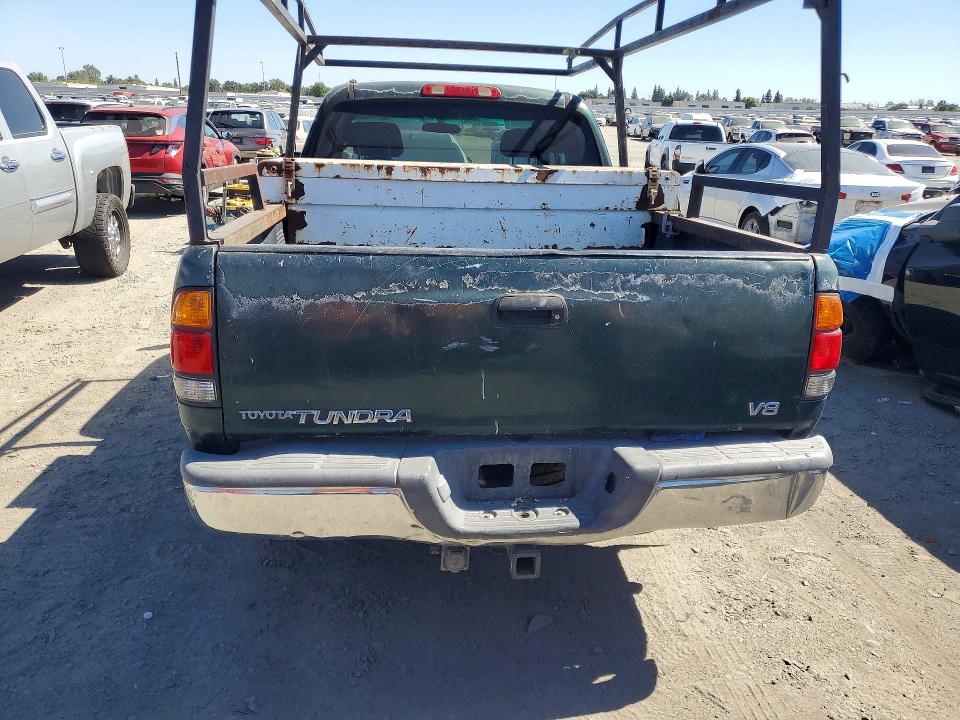 2000 Toyota Tundra VIN 5TBRT3416YS107106 COPART salvage auction — REAR END, CA - DIS/DLR/EXP ONLY CLEAN TITLE, sold $650 on 2026-07-16 (photo 6)
