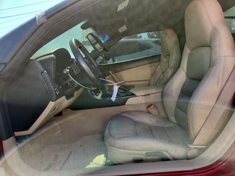 2008 Chevrolet Corvette VIN 1G1YY26W285125611 COPART salvage auction — FRONT END, Ca - Salvage Certificate, sold $9,000 on 2026-08-25 (photo 7)