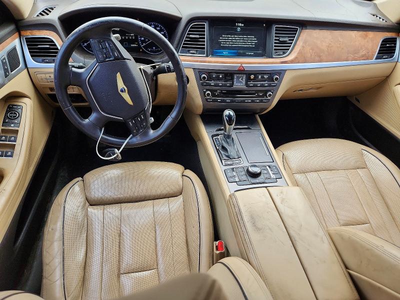 2015 Hyundai Genesis VIN KMHGN4JE9FU088562 COPART salvage auction — MECHANICAL, Tx - Certificate Of Title (P), sold $1,200 on 2026-07-30 (photo 8)