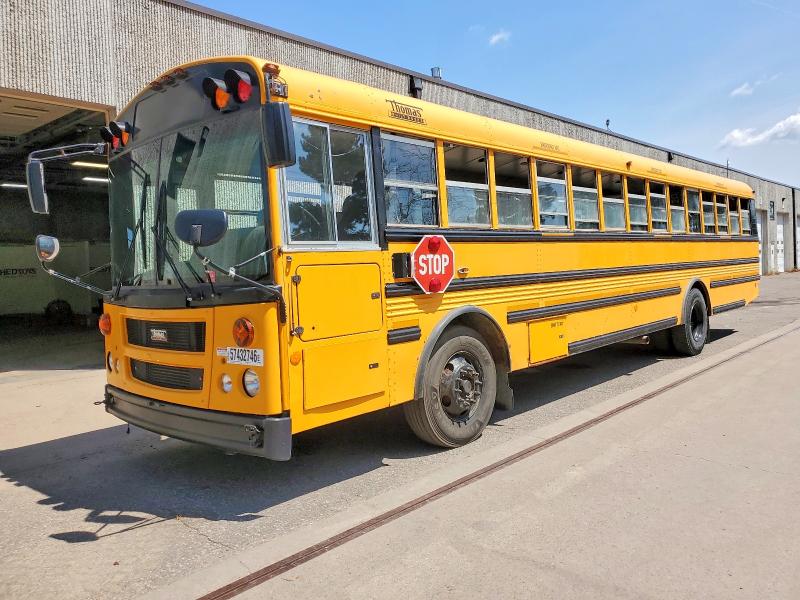 2013 Thomas School bus VIN 1T88T9E26D1157880 COPART salvage auction — REAR END, MN - CERT OF TITLE-SALVAGE, sold $575 on 2026-09-07 (photo 2)