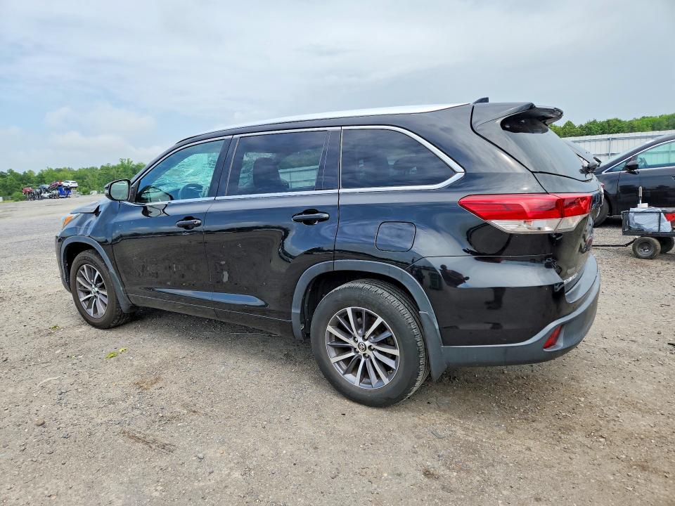 2018 Toyota Highlander VIN 5TDJZRFHXJS839776 COPART salvage auction — FRONT END, Va - Cert Of Title - Salvage, sold $9,400 on 2026-07-29 (photo 2)