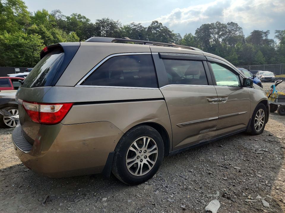 2012 Honda Odyssey VIN 5FNRL5H65CB095780 COPART salvage auction — FRONT END, MD - CERTIFICATE OF TITLE, sold $675 on 2026-07-24 (photo 3)