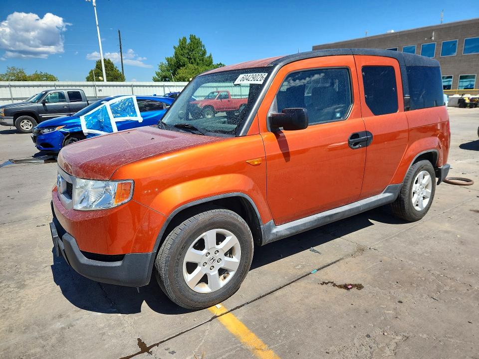 2010 Honda Element VIN 5J6YH2H72AL009253 — COPART salvage auction photo