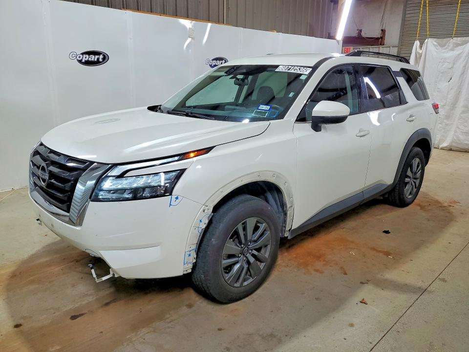 2024 Nissan Pathfinder VIN 5N1DR3BA8RC261186 COPART salvage auction — FRONT END, Tx - Certificate Of Title, sold $15,800 on 2026-07-25 (photo 1)