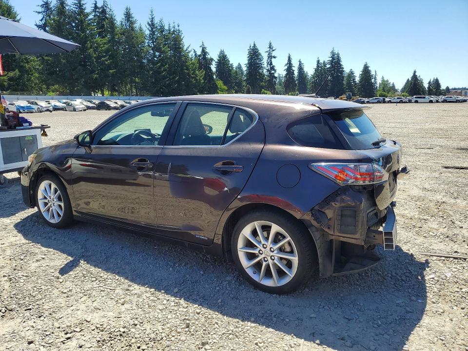 2012 Lexus Ct VIN JTHKD5BH3C2111484 COPART salvage auction — REAR END, Wa - Bill Of Sale, sold $1,750 on 2026-07-31 (photo 2)