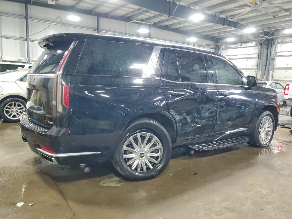 2022 Cadillac Escalade VIN 1GYS4BKL3NR309152 COPART salvage auction — SIDE, Mn - Cert Of Title-Salvage, sold $28,000 on 2026-09-22 (photo 3)